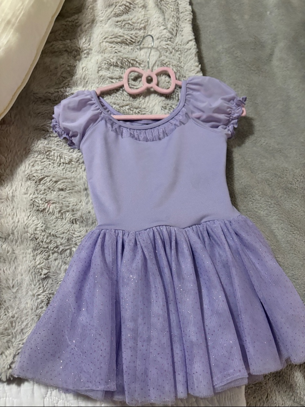 Mirella Lilac Sparkle Tutu Dress